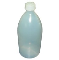 301-770508 LDPE LÁHEV 1000 ML NATUR ÚZKOHRDLÁ KULATÁ, BEZ UZÁVĚRU