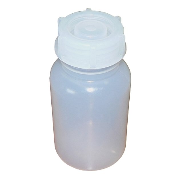 303-770530 LDPE LÁHEV 200 ML NATUR ŠIROKOHRDLÁ KULATÁ, BEZ UZÁVĚRU