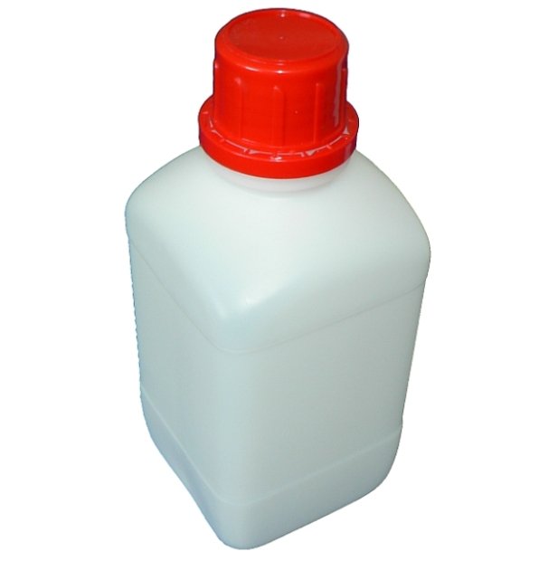 310-83972 HDPE LÁHEV 500 ML NATUR HRANATÁ ÚZKOHRDLÁ, BEZ UZÁVĚRU