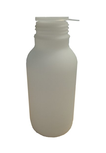 308-84464 HDPE LÁHEV 500 ML UN NATUR ÚZKOHRDLÁ HRANATÁ, BEZ UZÁVĚRU