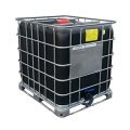 IBC KONTEJNER SCHÜTZ 1000 L UN EX REPASOVANÝ/VYMYTÝ KOV PALETA 150/80 MM HRUBÝ ZÁVIT ČERNÁ NÁDOBA