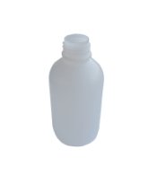 303-770067 HDPE LÁHEV  250 ML NATUR SE STUPNICÍ NEKALIBROVNÁ KULATÁ, BEZ UZÁVĚRU