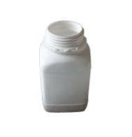 310-79212 HDPE LÁHEV 1500 ML UN BÍLÁ HRANATÁ ŠIROKOHRDLÁ, BEZ UZÁVĚRU