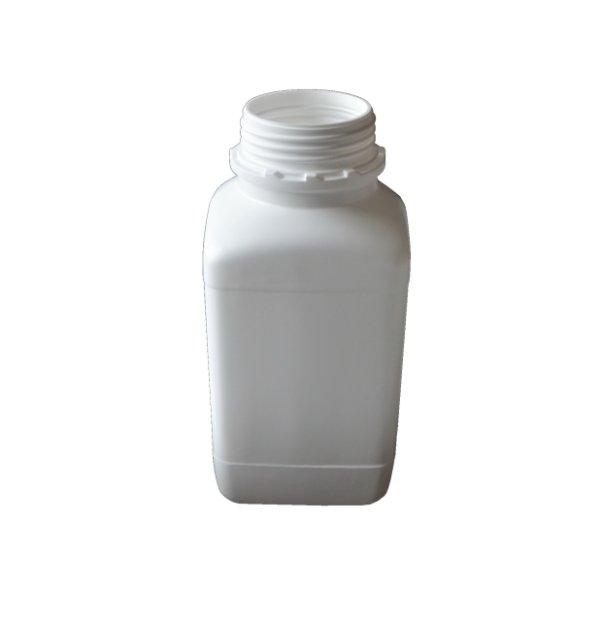 310-79213 HDPE LÁHEV 2500 ML UN BÍLÁ HRANATÁ ŠIROKOHRDLÁ, BEZ UZÁVĚRU