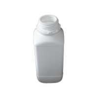 310-79211 HDPE LÁHEV 1000 ML UN BÍLÁ HRANATÁ ŠIROKOHRDLÁ, BEZ UZÁVĚRU