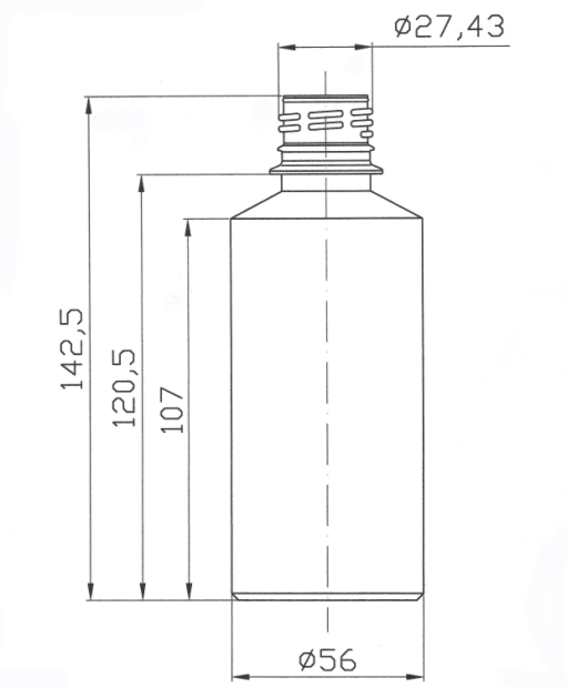 PET LÁHEV 250 ML ČIRÁ BEZ STUPNICE TYP 0020, BEZ UZÁVĚRU