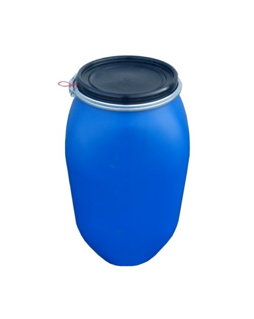 HDPE PLASTOVÝ SUD 120 L, HRANATÝ, MODRÝ ROZM. 510 x 404 MM/902 MM, 5,2 KG, UN 1H2/X174/S(2)