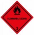 ADR NÁLEPKA SAMOLEPÍCÍ - ADR třída 3 – FLAMMABLE LIQUID (10 X 10 CM) OZN. 290031