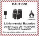 ADR NÁLEPKA SAMOLEPÍCÍ - ZNAČKA PRO LITHIUM-IONTOVÉ BATERIE - CAUTION! (12 X 11CM)(2)2