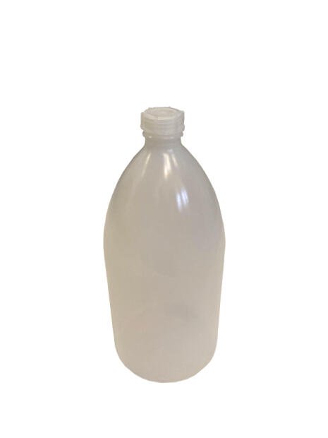 301-70511 LDPE LÁHEV 5000 ML NATUR ÚZKOHRDLÁ KULATÁ VČETNĚ UZÁVĚRU