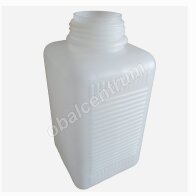 310-70540 HDPE LÁHEV 1000 ML NATUR HRANATÁ ŠIROKOHRDLÁ, BEZ UZÁVĚRU