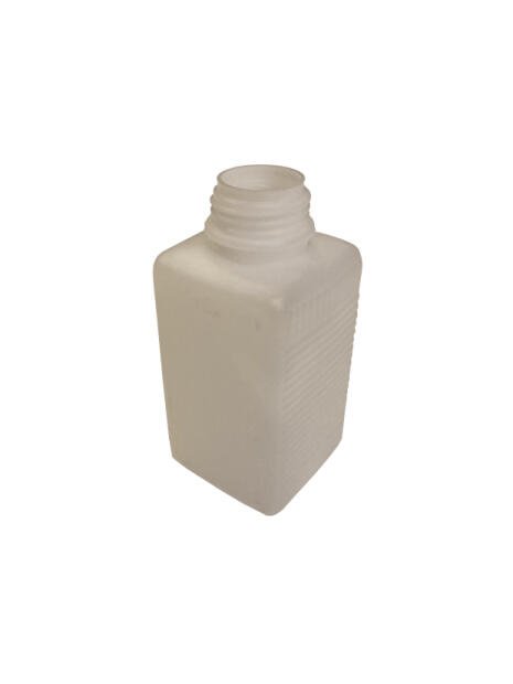 310-70539 HDPE LÁHEV 500 ML NATUR HRANATÁ ŠIROKOHRDLÁ, BEZ UZÁVĚRU